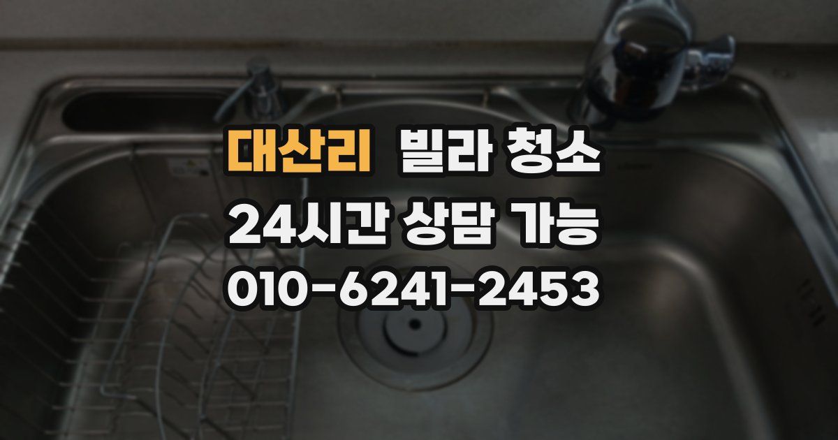 대산리 빌라 청소