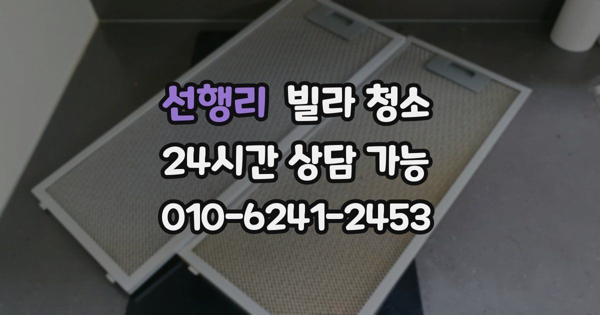 선행리 빌라 청소