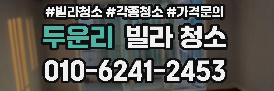 두운리 빌라 청소