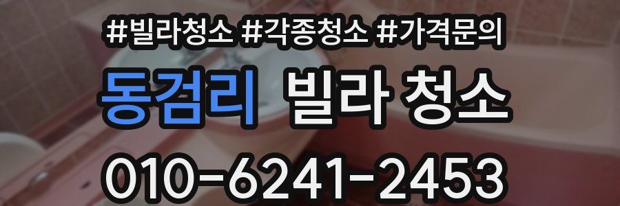 동검리 빌라 청소