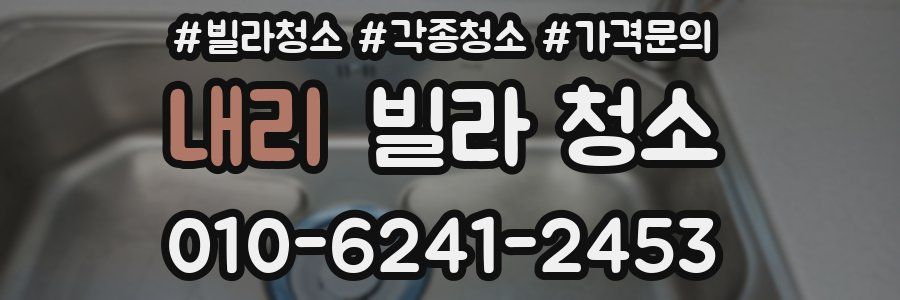 내리 빌라 청소