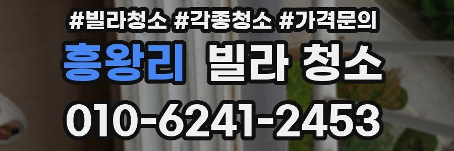 흥왕리 빌라 청소