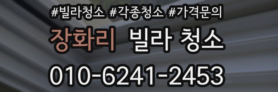 장화리 빌라 청소