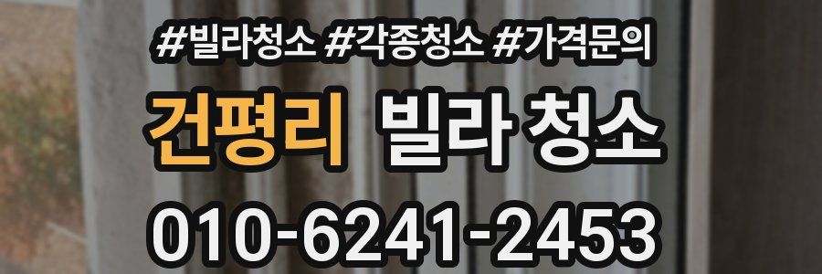 건평리 빌라 청소