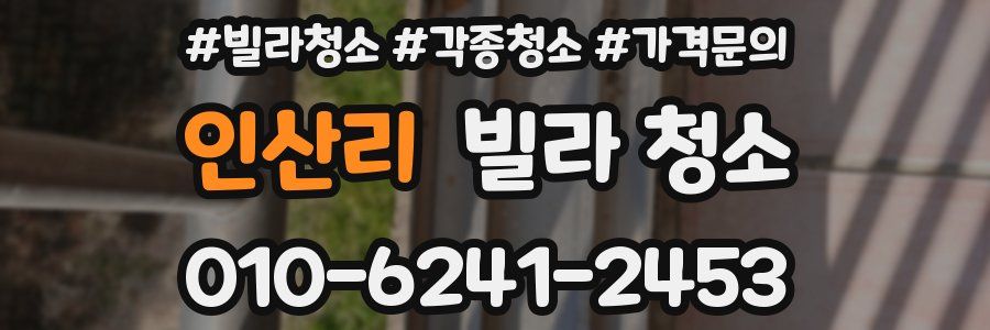 인산리 빌라 청소