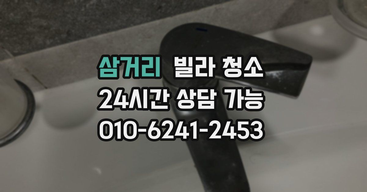 삼거리 빌라 청소