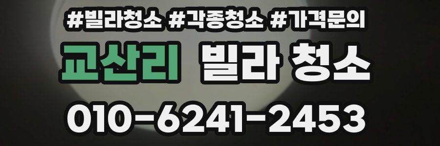 교산리 빌라 청소