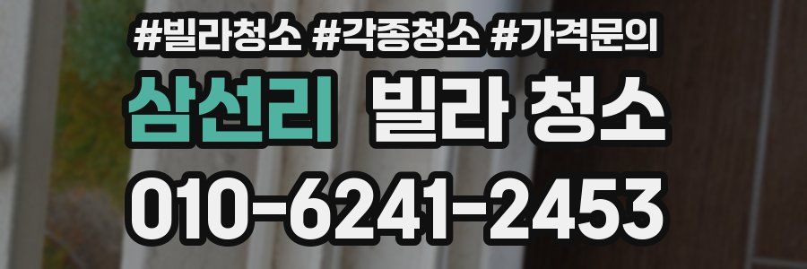 삼선리 빌라 청소