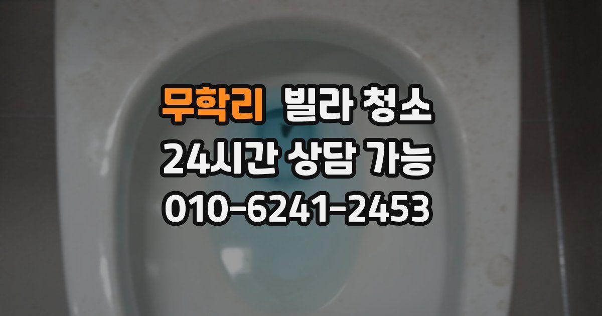 무학리 빌라 청소