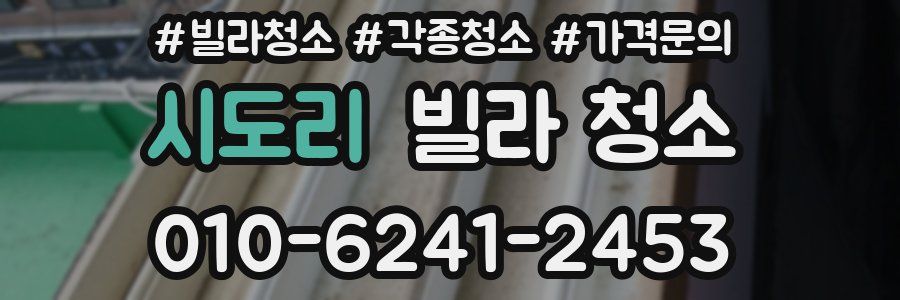 시도리 빌라 청소