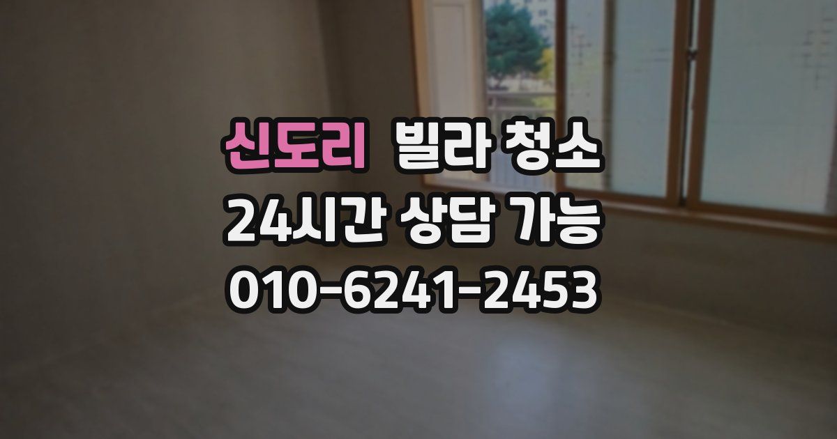 신도리 빌라 청소