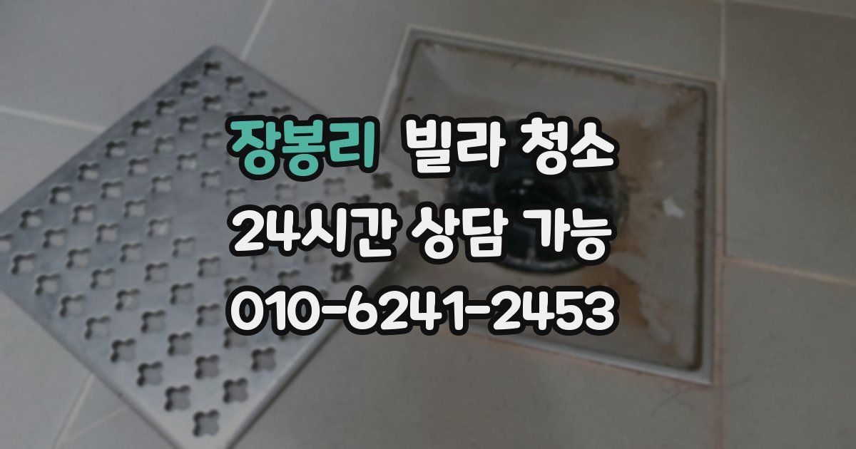 장봉리 빌라 청소