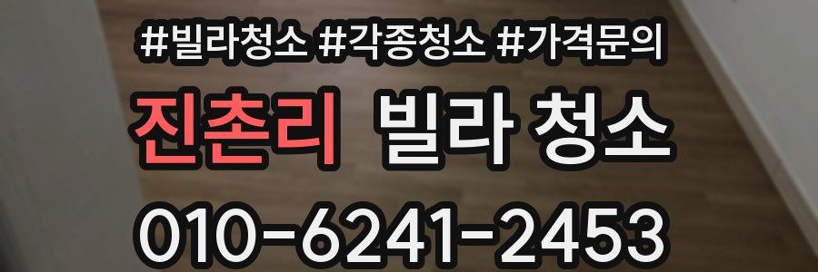 진촌리 빌라 청소