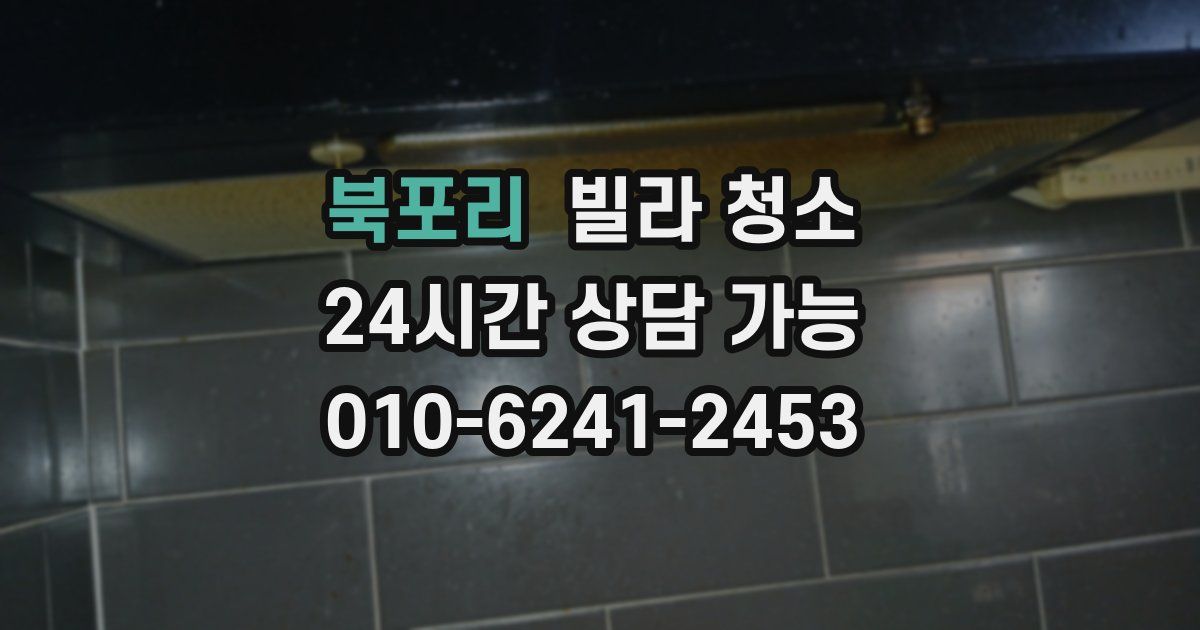 북포리 빌라 청소