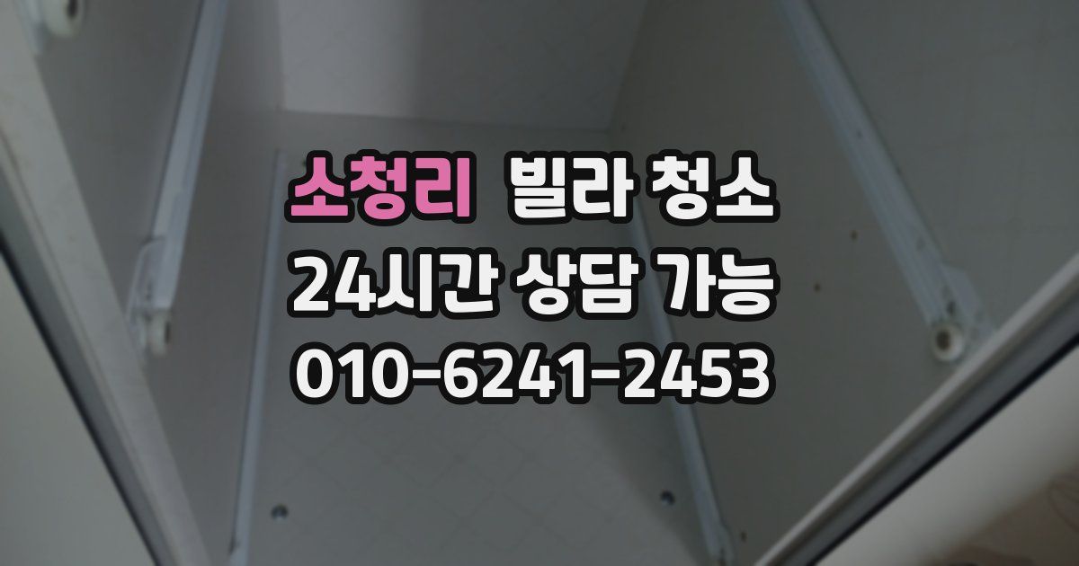 소청리 빌라 청소