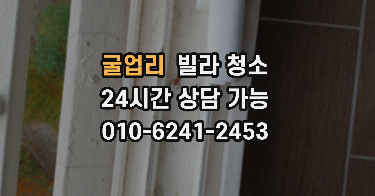 굴업리 빌라 청소