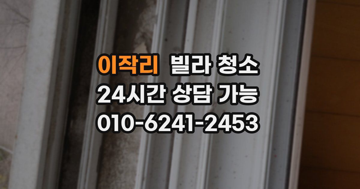 이작리 빌라 청소