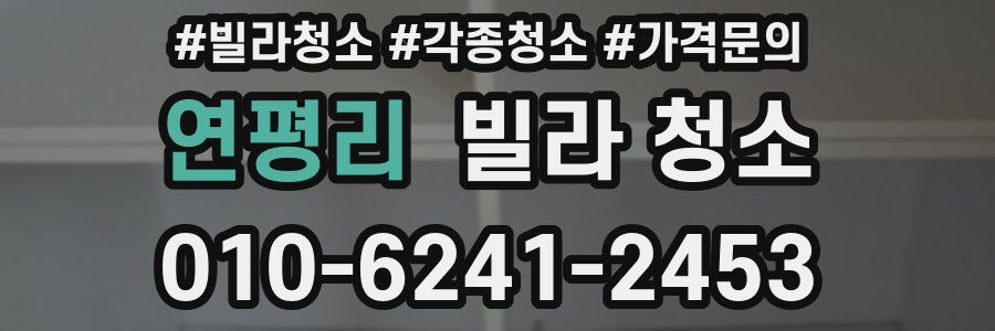 연평리 빌라 청소