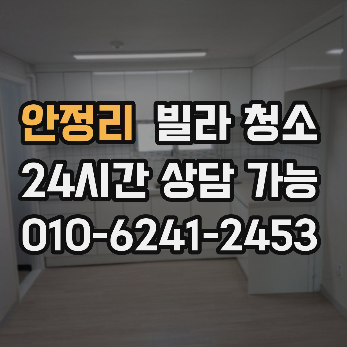 안정리 빌라 청소