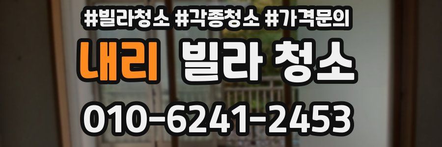 내리 빌라 청소