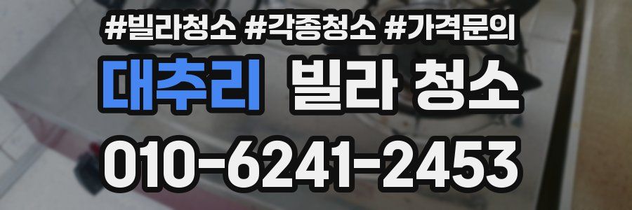 대추리 빌라 청소