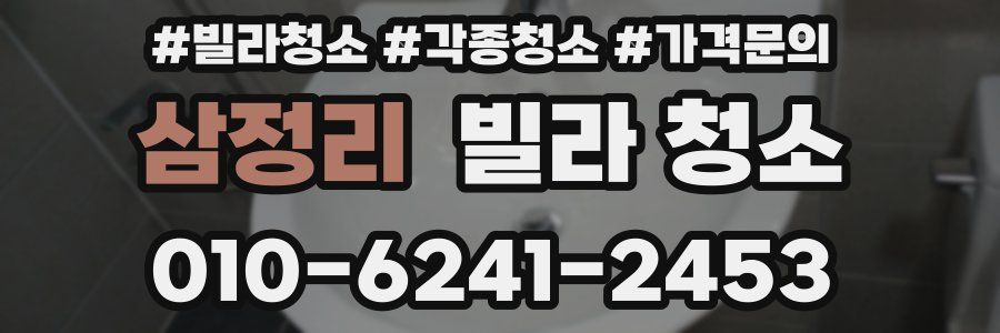 삼정리 빌라 청소