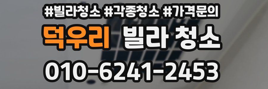 덕우리 빌라 청소