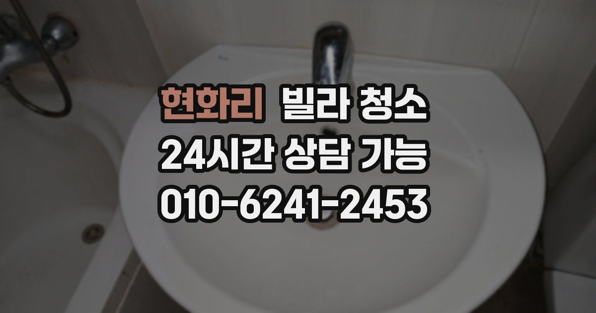 현화리 빌라 청소