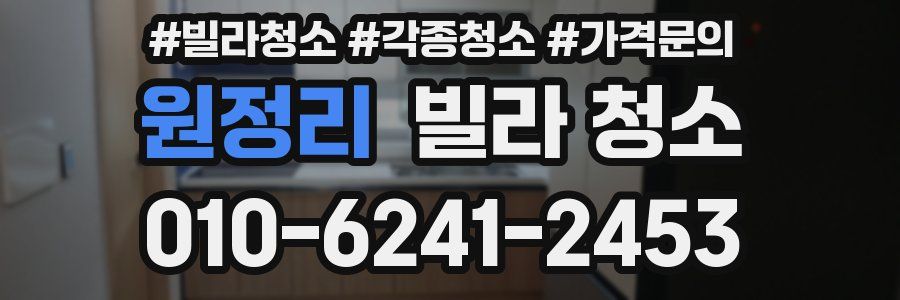 원정리 빌라 청소