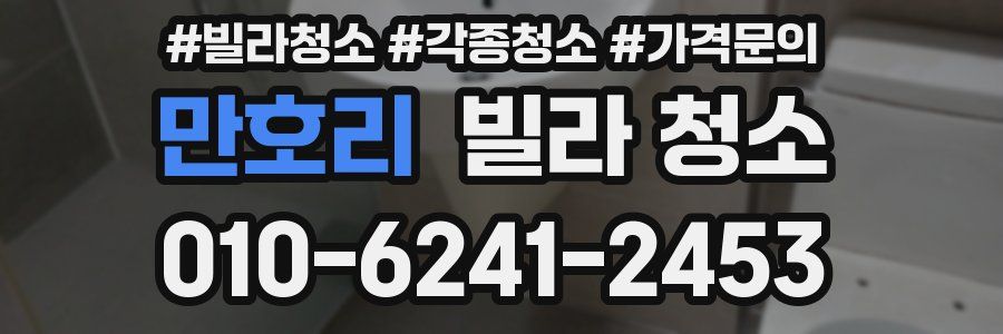 만호리 빌라 청소