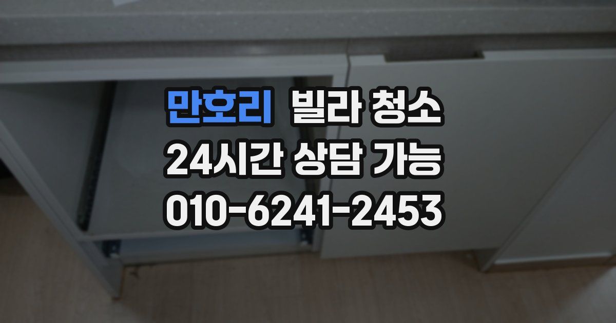 만호리 빌라 청소