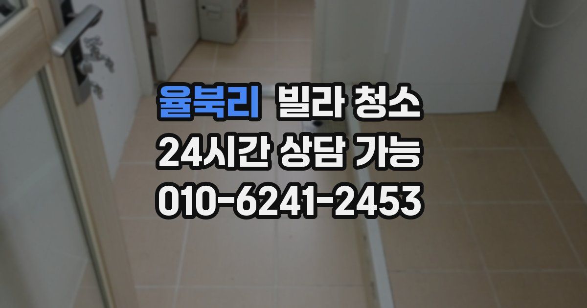 율북리 빌라 청소