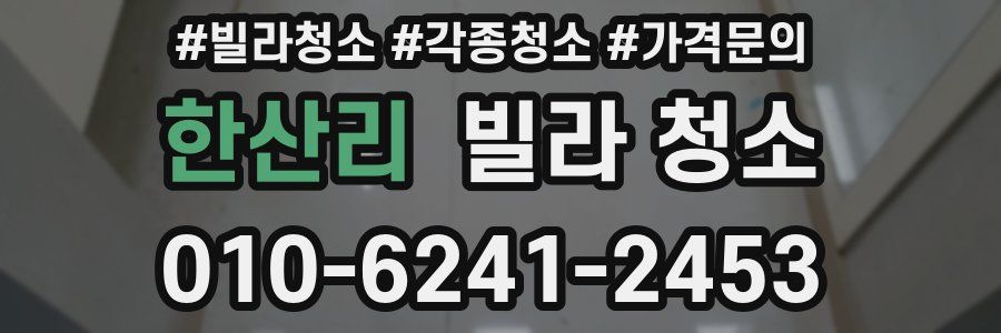한산리 빌라 청소