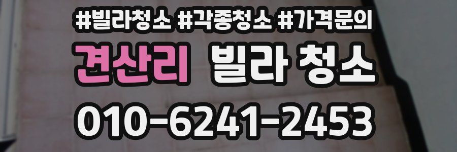 견산리 빌라 청소