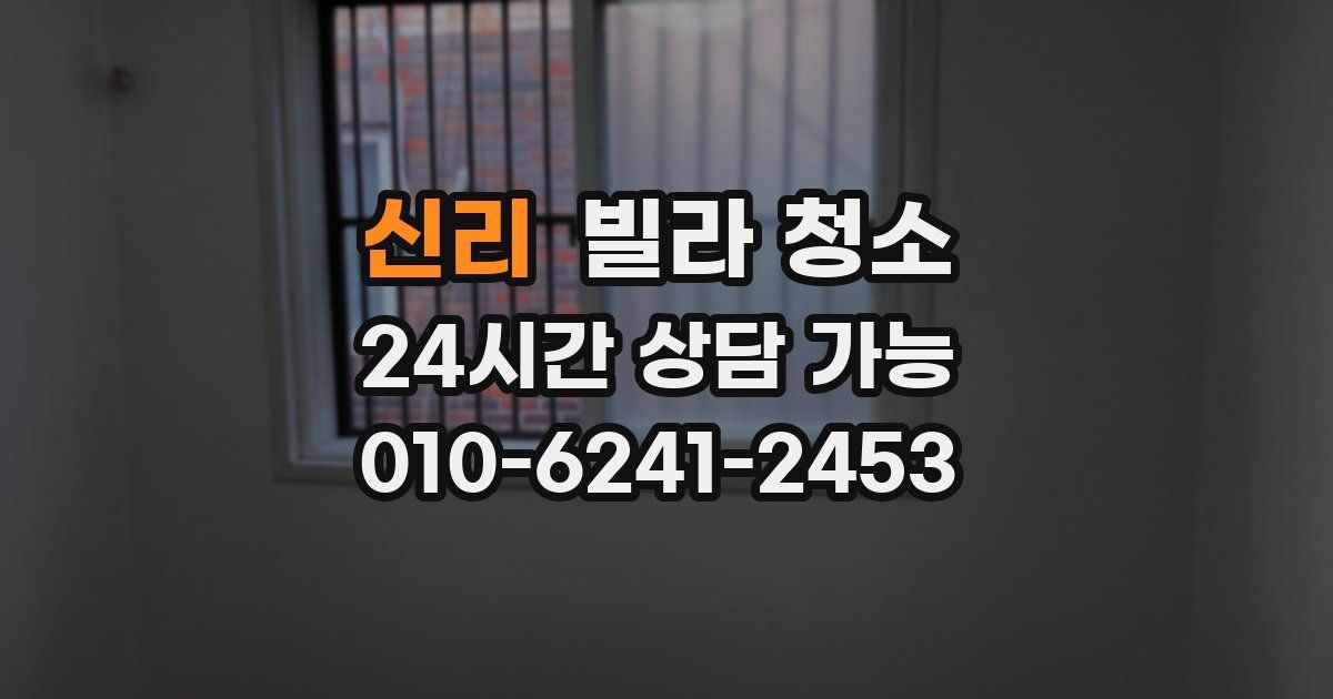 신리 빌라 청소