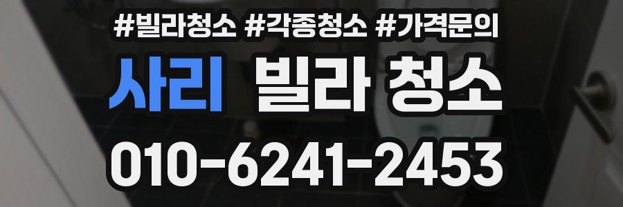 사리 빌라 청소