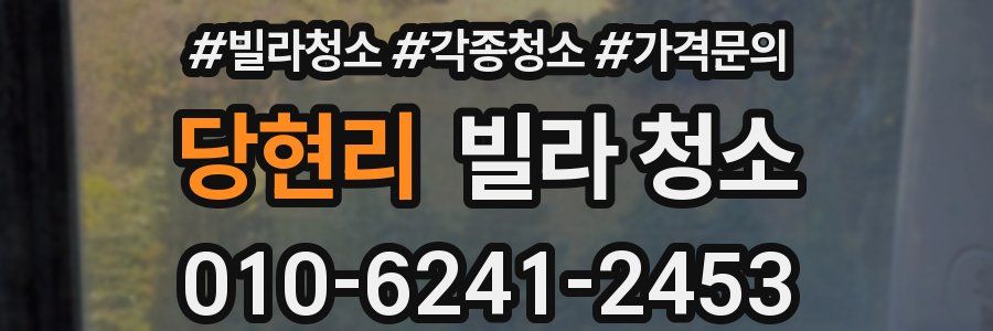 당현리 빌라 청소