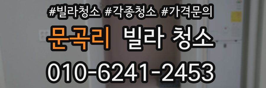 문곡리 빌라 청소