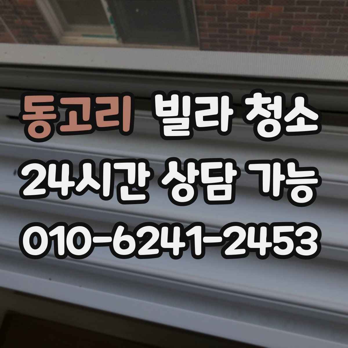 동고리 빌라 청소