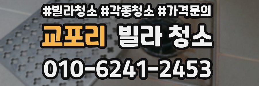 교포리 빌라 청소