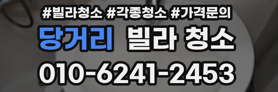 당거리 빌라 청소