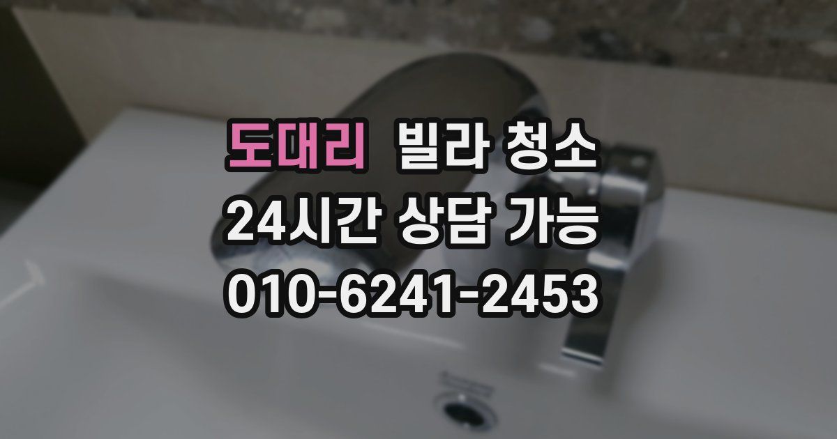 도대리 빌라 청소