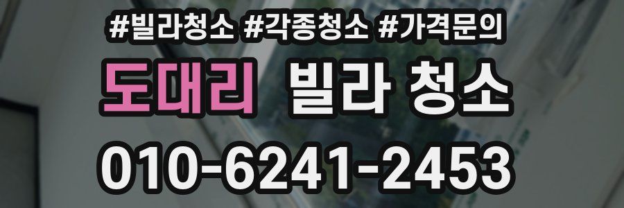 도대리 빌라 청소