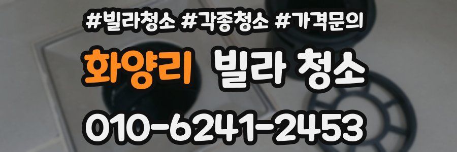 화양리 빌라 청소