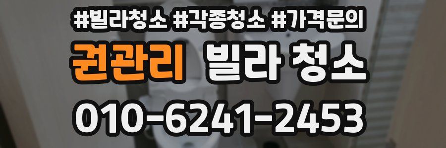 권관리 빌라 청소