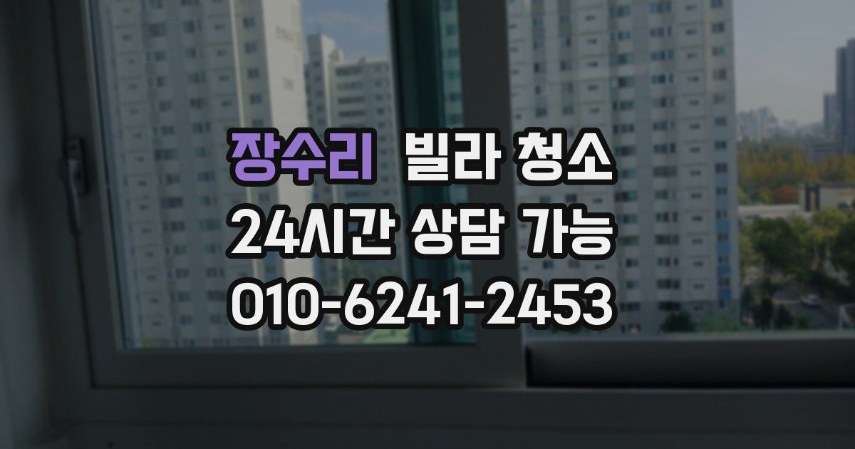 장수리 빌라 청소