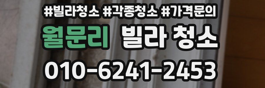월문리 빌라 청소