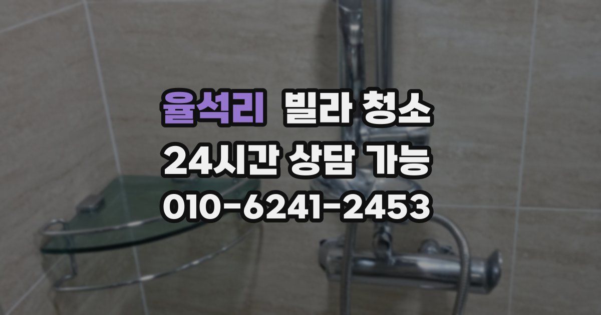 율석리 빌라 청소