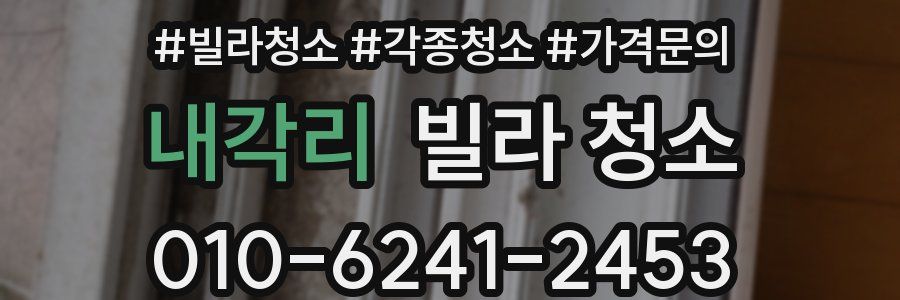 내각리 빌라 청소