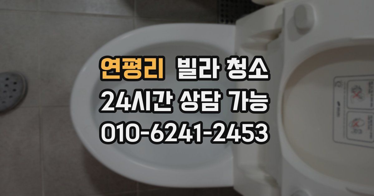 연평리 빌라 청소